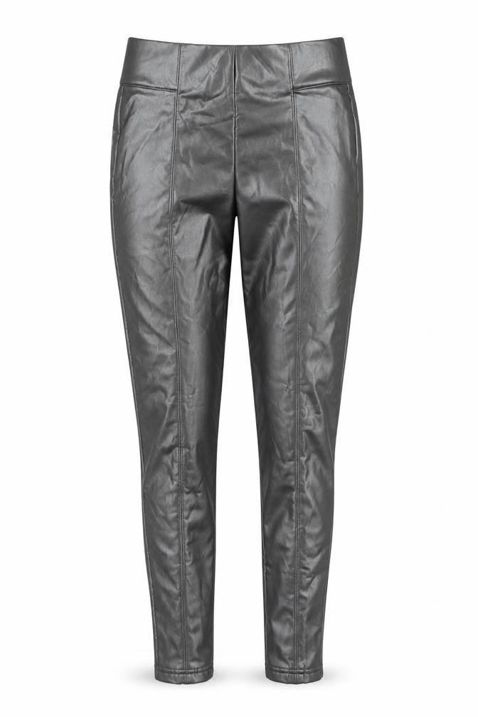Marks and Spencer Womens Black Polyester Pedal Pusher Trousers Size 8 L25 in Regular