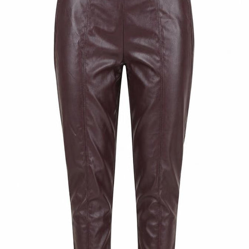 Marks and Spencer Womens Red Polyester Pedal Pusher Trousers Size 8 L25 in Regular
