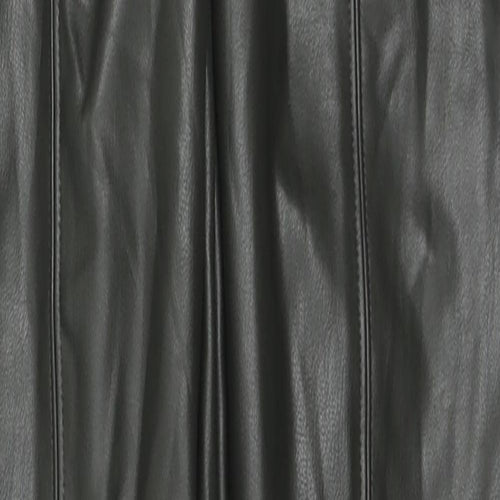 Marks and Spencer Womens Black Polyester Pedal Pusher Trousers Size 8 L29 in Regular