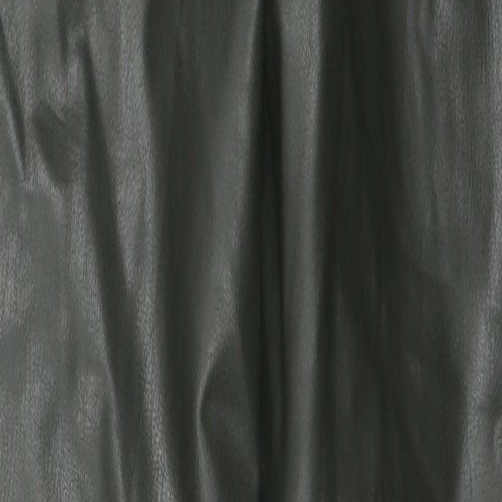 Marks and Spencer Womens Black Polyester Pedal Pusher Trousers Size 8 L29 in Regular