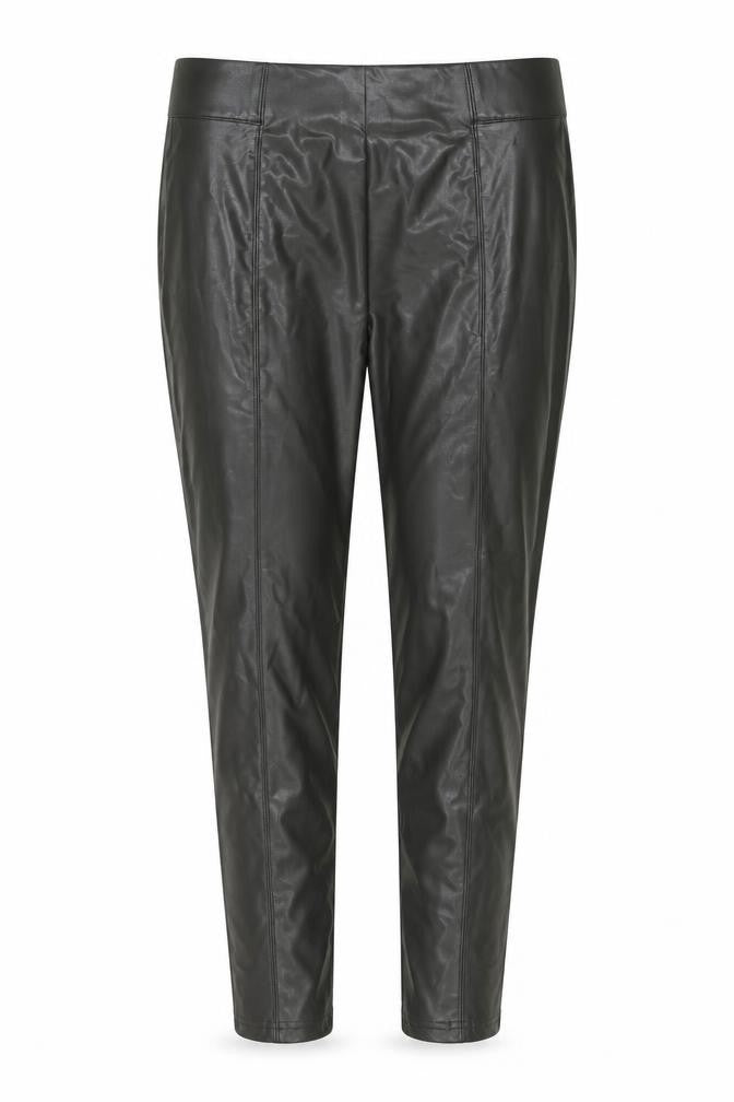 Marks and Spencer Womens Black Polyester Pedal Pusher Trousers Size 16 L28 in Regular