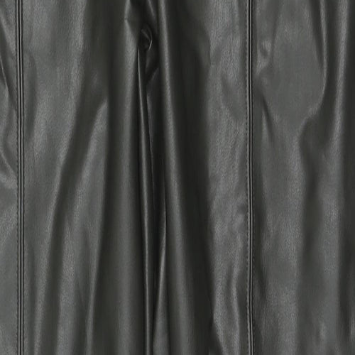 Marks and Spencer Womens Black Polyester Pedal Pusher Trousers Size 16 L28 in Regular