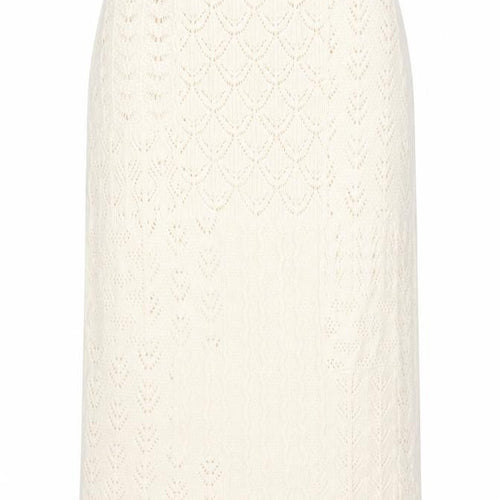 Marks and Spencer Womens Ivory Acrylic A-Line Skirt Size S