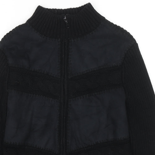 Diva Womens Black Jacket Coat Size M Zip - Size M/L