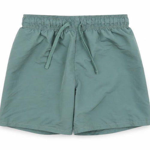 H&M Boys Green Polyester Bermuda Shorts Size 4-5 Years Regular Drawstring - Swim Shorts, Size 4-6