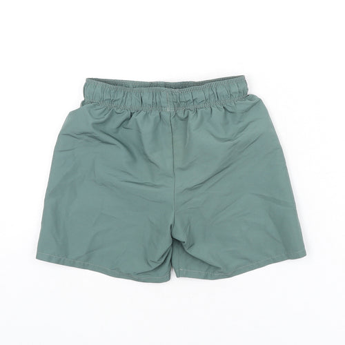 H&M Boys Green Polyester Bermuda Shorts Size 4-5 Years Regular Drawstring - Swim Shorts, Size 4-6