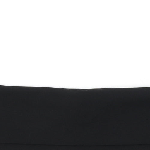 Missguided Womens Black Polyester Cropped Blouse Size 10 Off the Shoulder - Bardot, Cropped
