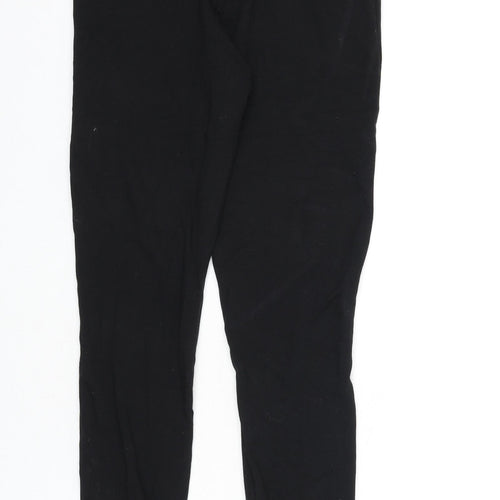 New Look Womens Black Cotton Capri Leggings Size 12 L25 in