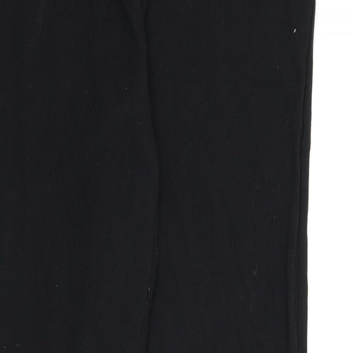 New Look Womens Black Cotton Capri Leggings Size 12 L25 in