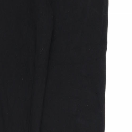 New Look Womens Black Cotton Capri Leggings Size 12 L25 in