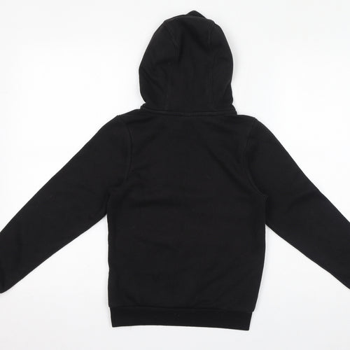Slazenger Boys Black Polyester Pullover Hoodie Size 7-8 Years Pullover