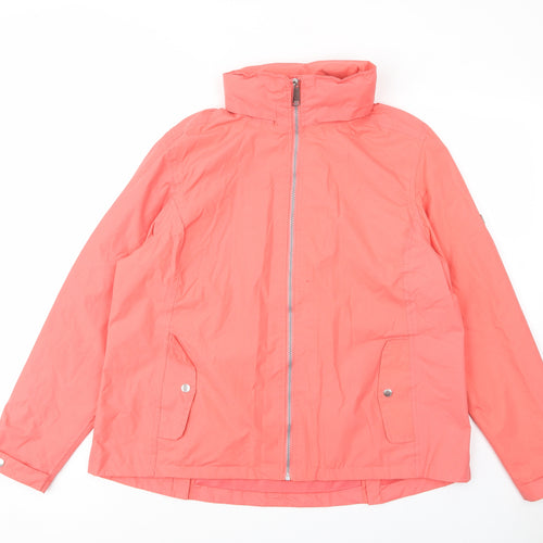 Regatta Womens Pink Jacket Coat Size 20 Zip - Pockets, Logo