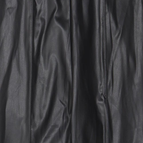 Marks and Spencer Womens Black Polyester Capri Leggings Size 14 L20 in - Elastic waist