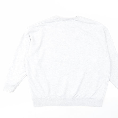 Disney Womens Grey Cotton Pullover Sweatshirt Size S Pullover - Mickey & Friends