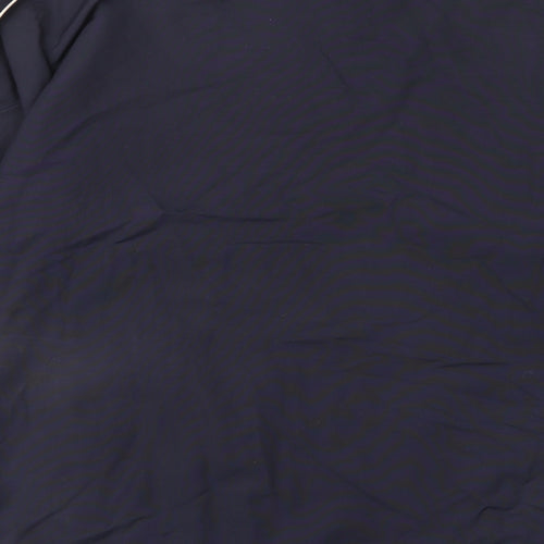 Game Gear Mens Blue Jacket Poncho Size L Zip - Pockets