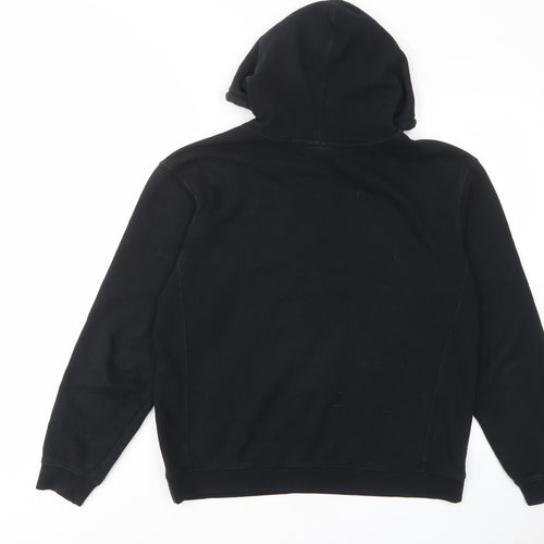 tpshop Womens Black Cotton Pullover Hoodie Size S Pullover - Pockets
