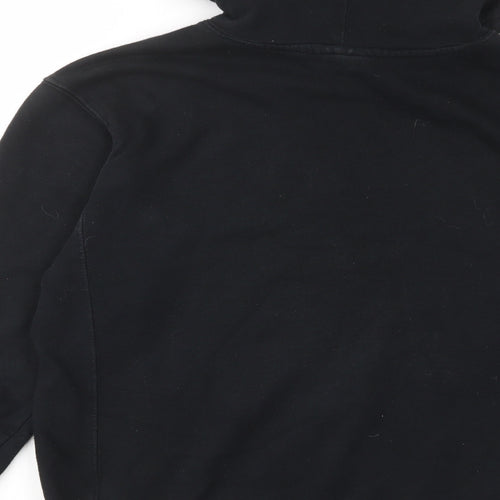 tpshop Womens Black Cotton Pullover Hoodie Size S Pullover - Pockets