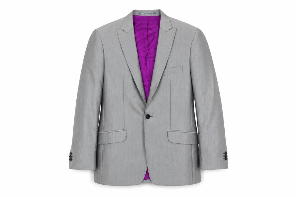 Jones Mens Grey Wool Jacket Suit Jacket Size 38 Regular