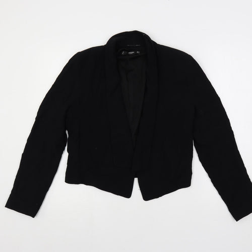Mango Womens Black Jacket Blazer Size M - Open