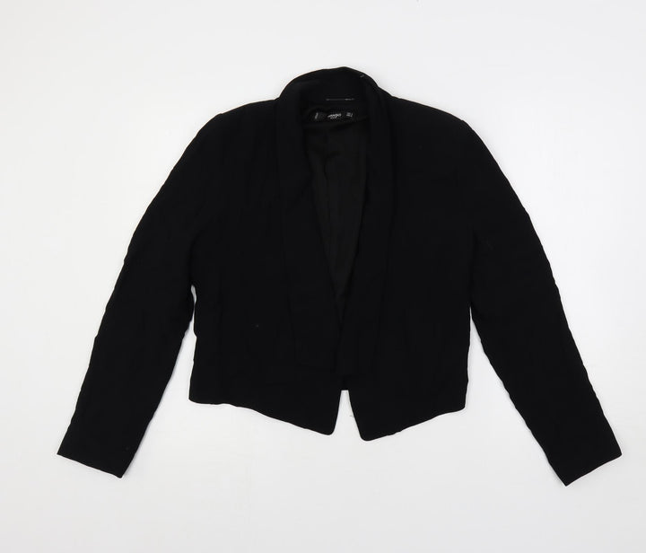 Mango Womens Black Jacket Blazer Size M - Open