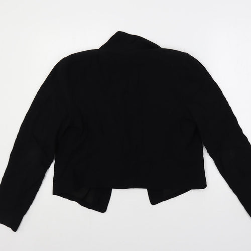 Mango Womens Black Jacket Blazer Size M - Open