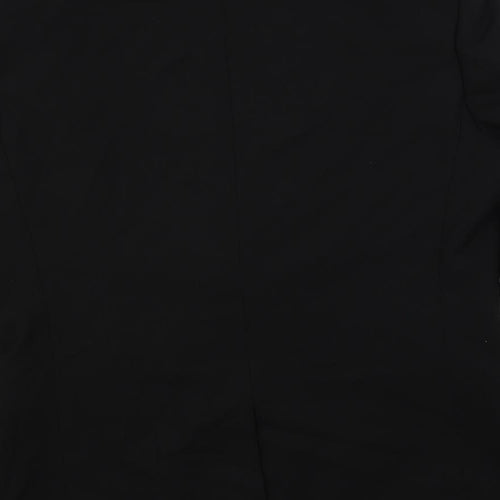 k j Mens Black Polyester Jacket Suit Jacket Size 42 Regular