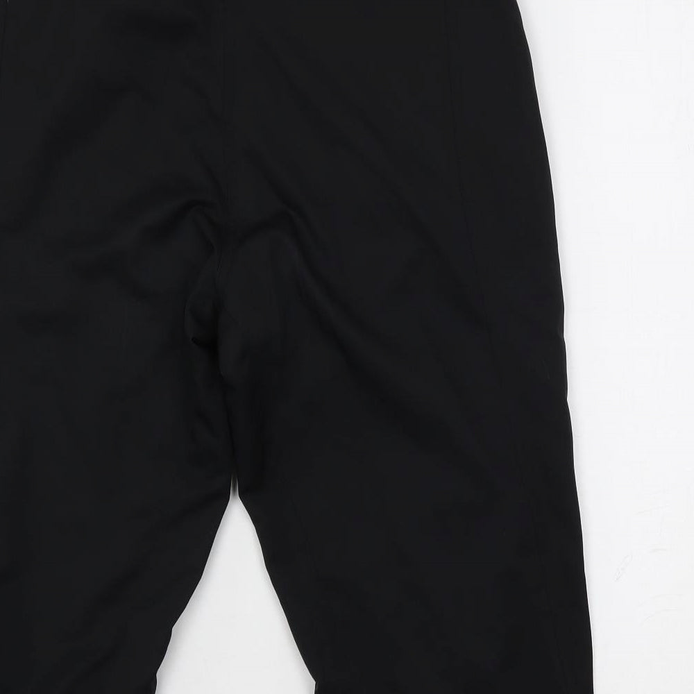 Mountain Warehouse Womens Black Polyester Skimmer Shorts Size 12 L18 in Regular Snap - Logo