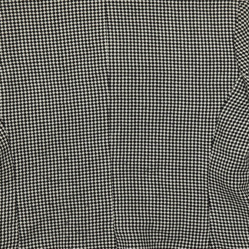 Alexon Womens Black Geometric Jacket Blazer Size 14 Button