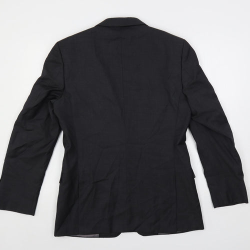 Autograph Mens Grey Wool Jacket Suit Jacket Size 38 Regular