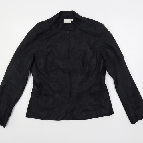 Hennes Collection Womens Black Jacket Size 14 Zip