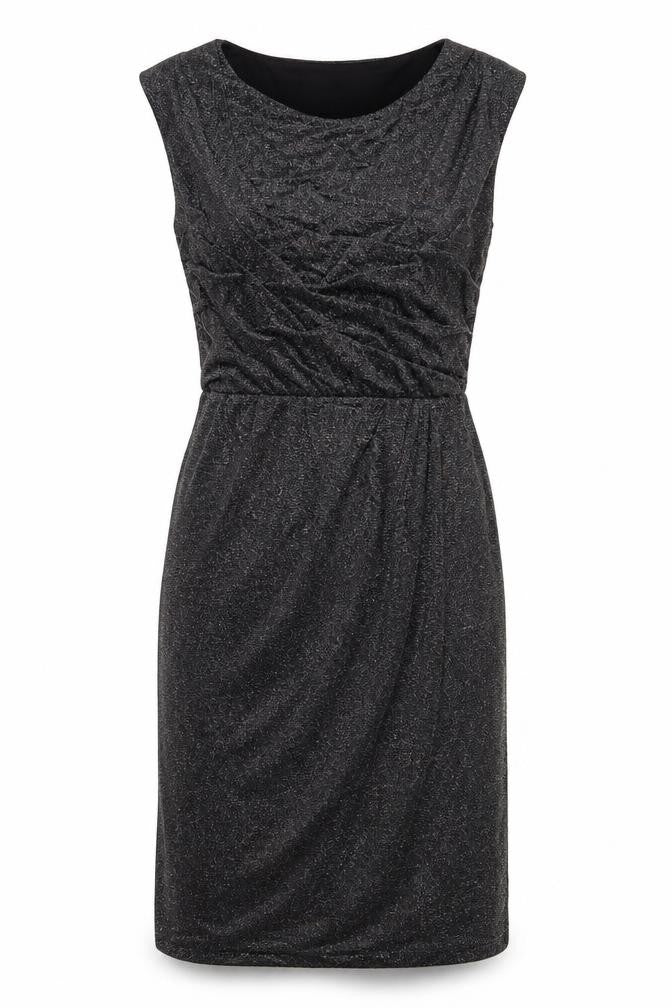 Oasis Womens Black Polyamide Bodycon Size S Round Neck Pullover