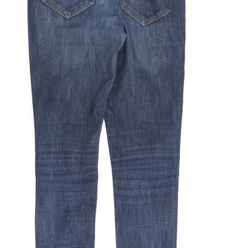H&M Mens Blue Cotton Skinny Jeans Size 28 in L32 in Regular Zip
