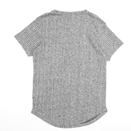 Gym King Mens Grey Viscose T-Shirt Size XL Roll Neck