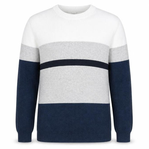 Selected Homme Mens Multicoloured Round Neck Cotton Pullover Jumper Size XL Long Sleeve