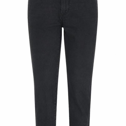 NEXT Womens Black Cotton Straight Jeans Size 10 L28 in Regular Zip