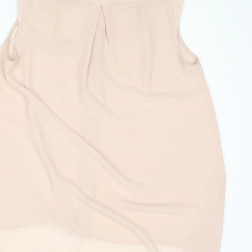 Dorothy Perkins Womens Pink Polyester Camisole Blouse Size 10 Collared