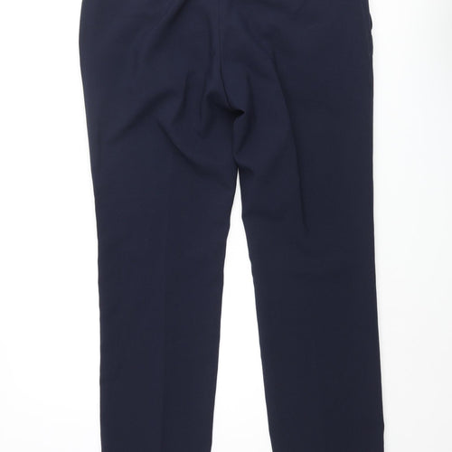 NEXT Mens Blue Polyester Dress Pants Trousers Size 36 in L31 in Regular Zip