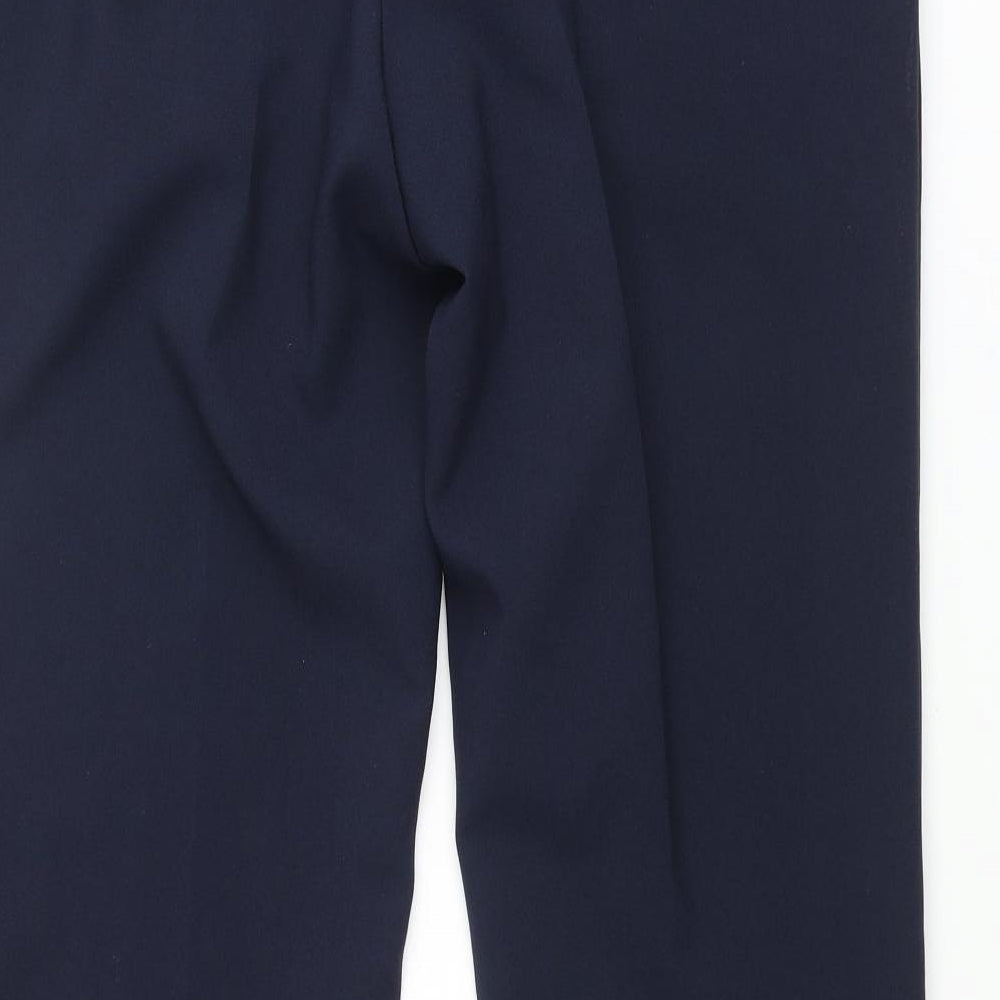 NEXT Mens Blue Polyester Dress Pants Trousers Size 36 in L31 in Regular Zip