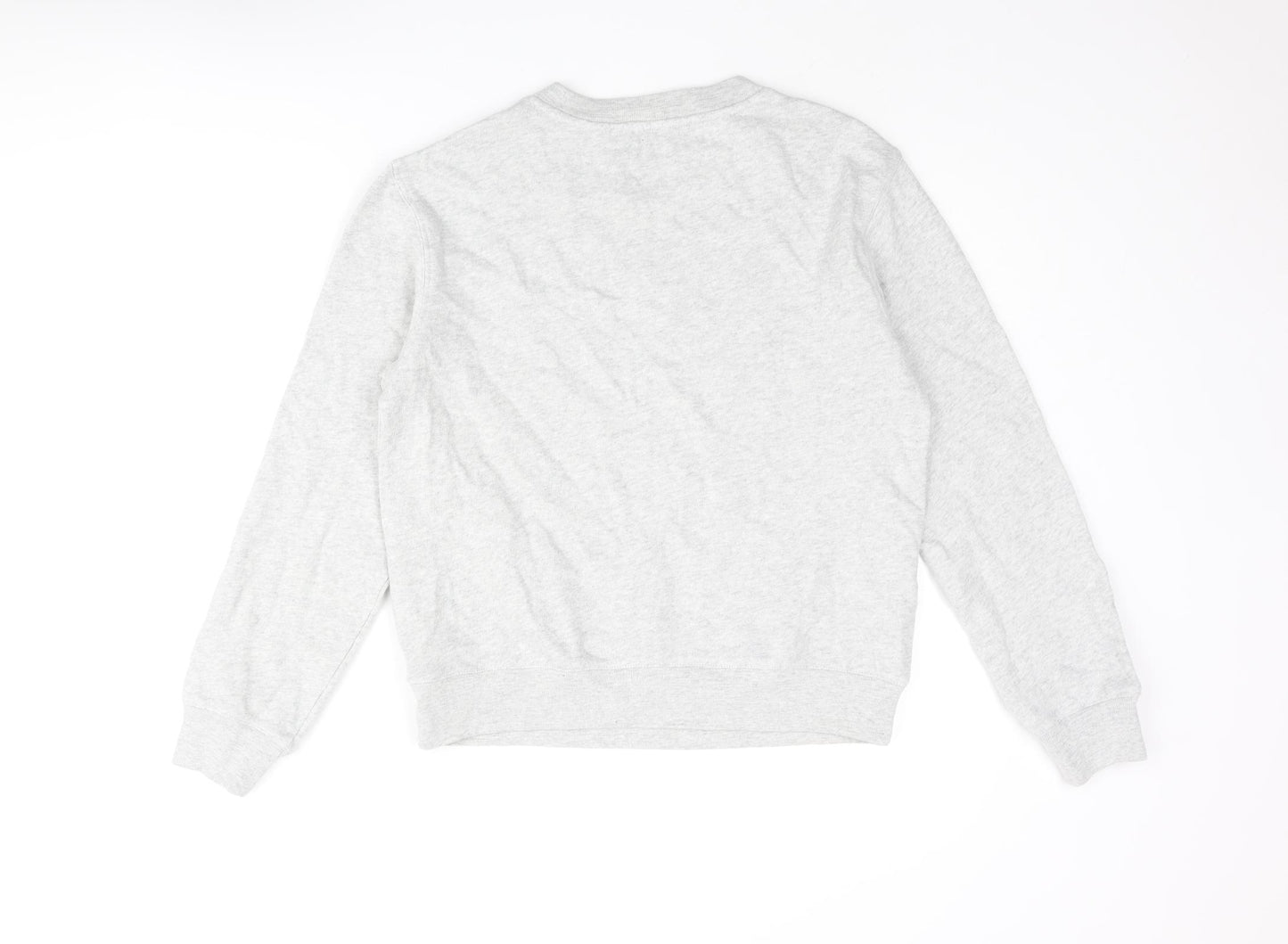 Marks and Spencer Womens Grey Cotton Pullover Sweatshirt Size XS Pullover - Amour Paris