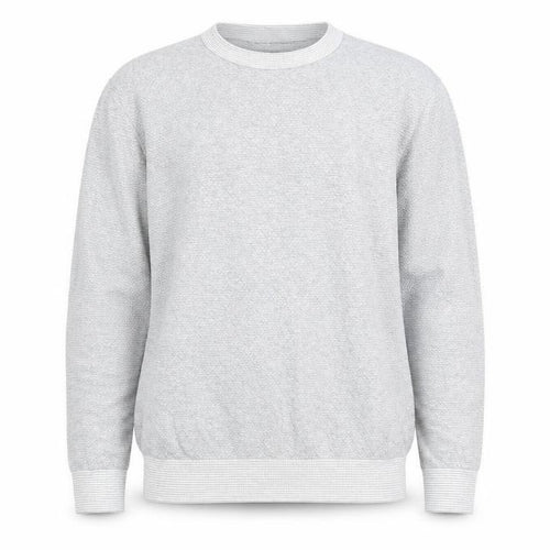 Marks and Spencer Mens Grey Round Neck Acrylic Pullover Jumper Size M Long Sleeve