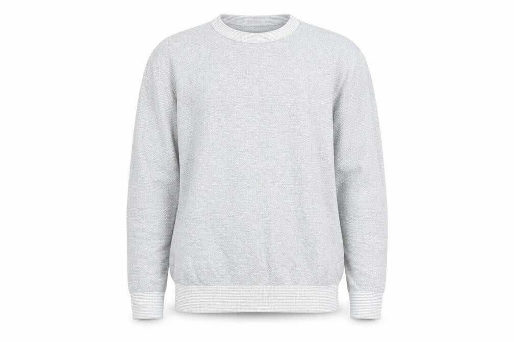 Marks and Spencer Mens Grey Round Neck Acrylic Pullover Jumper Size M Long Sleeve