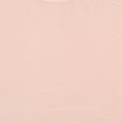 Nicole Collection Womens Pink Polyester Basic T-Shirt Size L Round Neck