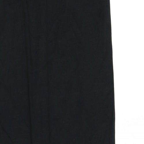 Gap Womens Black Viscose Maxi Size XS Scoop Neck Pullover - Slit