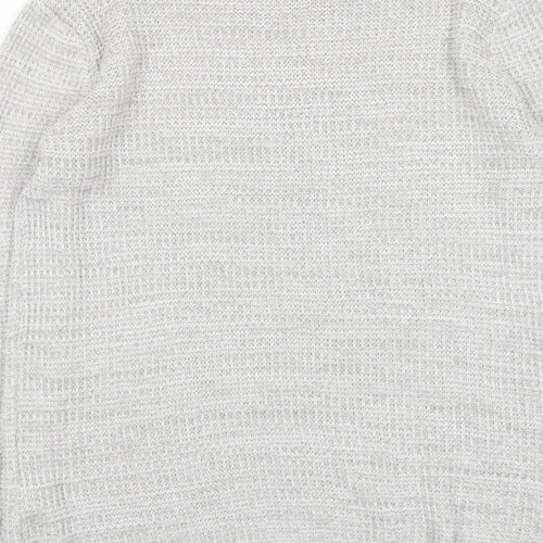 Cotton On Womens Grey Round Neck Acrylic Pullover Jumper Size XS