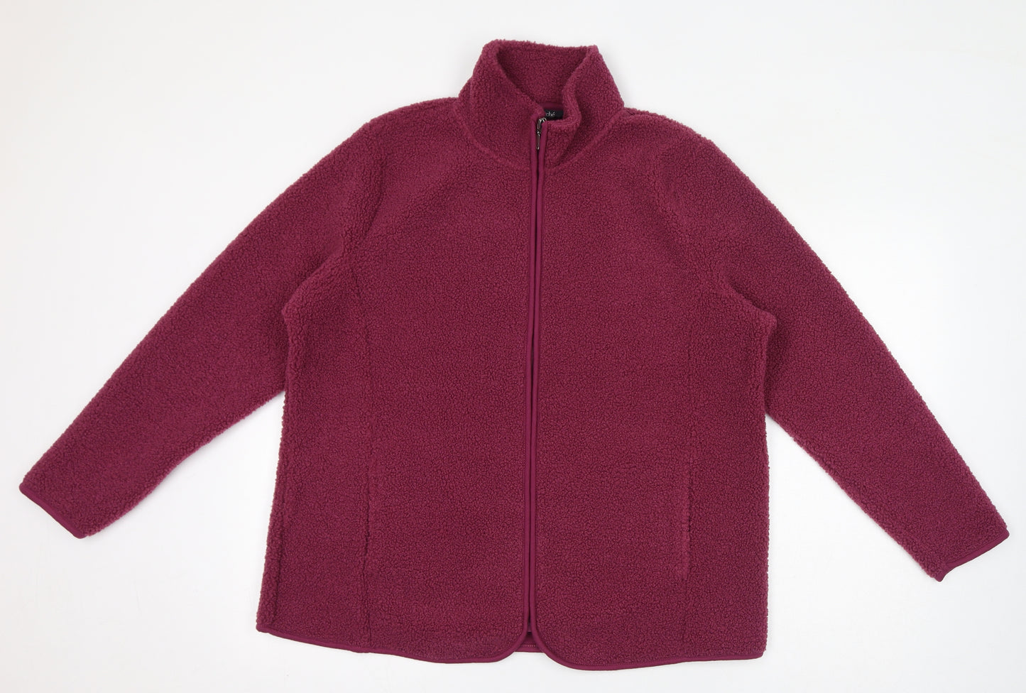 Bonmarché Womens Pink Jacket Size 16 Zip