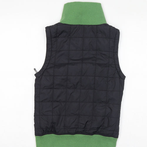 Koucla Mens Black Gilet Jacket Size S Zip