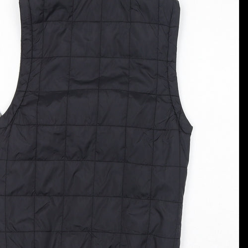 Koucla Mens Black Gilet Jacket Size S Zip