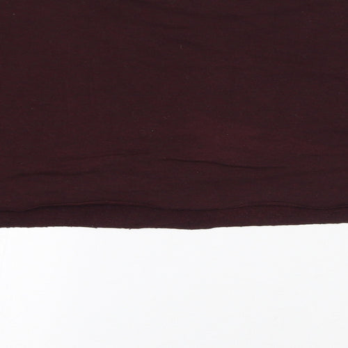 Divided by H&M Womens Red Polyester Pullover Sweatshirt Size M Pullover - Cropped