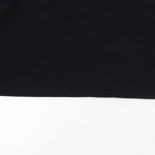 Bershka Womens Black Cotton Pullover Sweatshirt Size XS Pullover - Cropped, North Carolina 2005