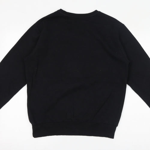 Disney Womens Black Cotton Pullover Sweatshirt Size XS Pullover - Sunset, Simba, The Lion King, Velvet Silhouettes